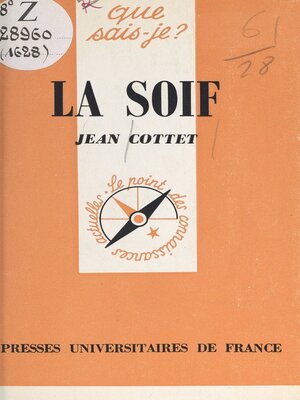 cover image of La soif